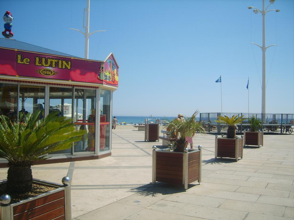 CANET Plage appartement 1 chambre , climatisation, parking sécurisé couvert Exterior foto